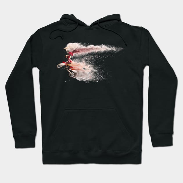 Sandstorm Motocross Biker Hoodie by TortillaChief